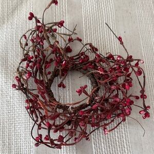 Rustic Red Berry Wreath
